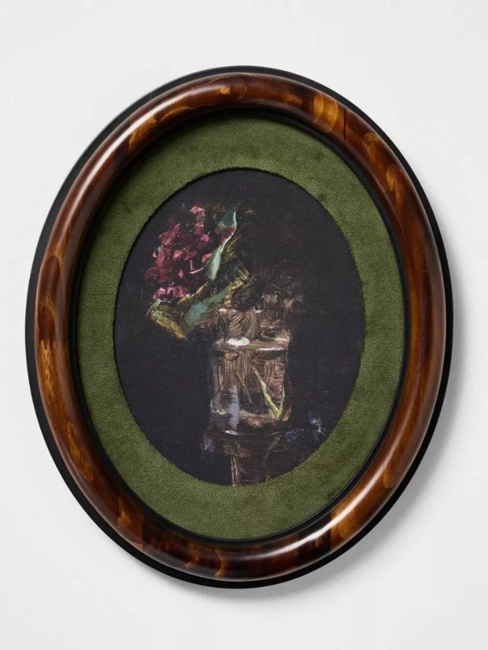 9x11‎ Oval Frame Floral Wall Art - Threshold Studio McGee, Target